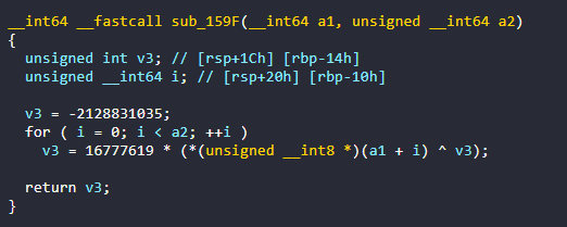 checksum_range decompile